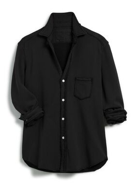 Frank & Eileen Black Button-Up Shirt – Classic Cotton Staple Women’s Medium